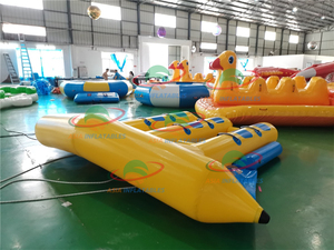 Poisson volant gonflable pour 6 personnes, jeu de sport aquatique, tube tractable, nouvelle collection - Product Image 5