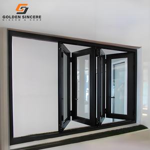 Vente chaude Portes et fenêtres Maison Fenêtres en verre Fenêtres pliantes en aluminium - Product Image 6