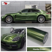 Film de protection TPU Mamba Green de haute qualité, auto-réparateur, anti-rayures, super brillant, couleur changeante, film de protection métallique Mamba Green, libération d'air