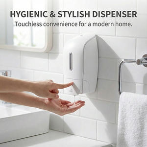 Distributeur de savon sans contact YEETE, hygiénique, compact, en ABS, à fixer au mur, 245x85x55mm, pour la maison, la cuisine, la salle de bain, le bureau - Product Image 3