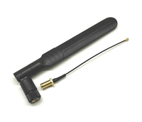 Antenne Wi-Fi YC YCR-1416-5 double bande 2,4 GHz 5,8 GHz inclinable en caoutchouc 5dBi avec connecteurs pigtail pour routeur longue portée