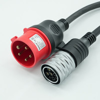 Connecteur d'aviation étanche de type 2 LANYUE, 3,5 kW-22 kW, certifié TUV, pour remplacement personnalisable de bornes de recharge de véhicules électriques