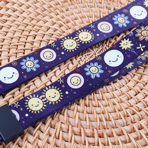 定制涤纶挂绳批发七彩展ID手机长绳短挂绳 - Product Image 3