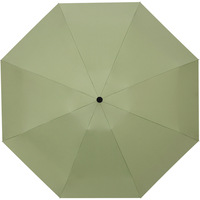 Parapluie de poche mini ultra-léger en vinyle à 8 baleines, pliable en 4 sections, automatique, UPF 50+, avec logo personnalisé en usine, pour femmes, soleil, pluie, voyage, usage quotidien, cadeau