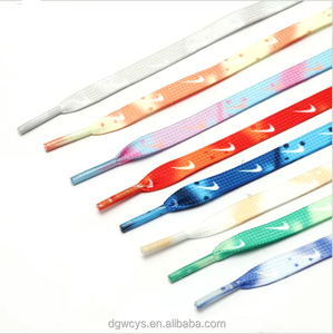 工場カスタムロゴブランドプラスチック先端ジャカード織りドローコードプリント文字靴ひもパーカー - Product Image 3