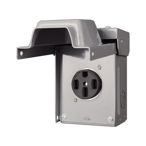 Hộp Ổ Cắm Điện <span class=keywords><strong>50</strong></span> Amp RV Kèm Theo, Ổ Cắm Điện Ngoài Trời Chịu Thời Tiết, Có Thể Khóa Kèm Theo, <span class=keywords><strong>Nema</strong></span> 14-<span class=keywords><strong>50</strong></span> - Product Image 5