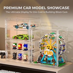 Boîte de <span class=keywords><strong>rangement</strong></span> Henry, présentoir pour voitures, boîte de <span class=keywords><strong>rangement</strong></span> pour modèles de voitures, jouets pour enfants, plateau de classification transparent - Product Image 4