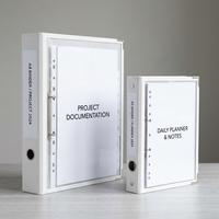 Classeur à 3 anneaux personnalisé sans PVC, durable, pour le classement de documents de bureau