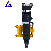Martillo Vibratorio Hidráulico de Sujeción Lateral para Proyectos de Cimentación Urbana y Pilotes de Acero, Compatible con PC100 ZX120 EX130 EC150
