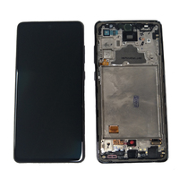 Super Amoled Lcd pantalla táctil digitalizador pantalla LCD de repuesto con marco para Samsung Galaxy A72 A725
