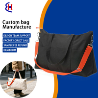 Sac de voyage en nylon tendance grande capacité, étanche, avec fermeture éclair, design portable, idéal pour les voyages d'affaires, la gym, les week-ends et les vacances - Vente en gros