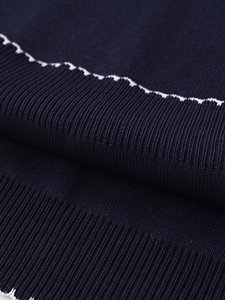 TAOP&ZA Style européen et américain 2025 Hiver Nouveau <span class=keywords><strong>Pull</strong></span> décontracté polyvalent à blocs de couleurs en tricot à manches longues à col 5755136 - Product Image 6