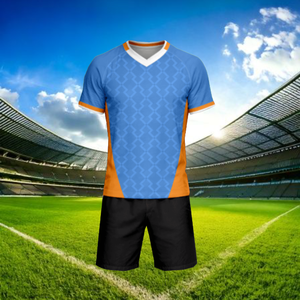 Ensemble personnalisé <span class=keywords><strong>de</strong></span> t-shirts <span class=keywords><strong>de</strong></span> football pour adultes, 100% fibre <span class=keywords><strong>de</strong></span> polyester, impression par sublimation thermique, vente en gros d'usine <span class=keywords><strong>de</strong></span> t-shirts <span class=keywords><strong>de</strong></span> club et d'équipe <span class=keywords><strong>de</strong></span> haute qualité - Product Image 2