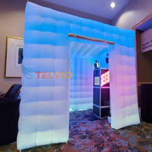 핫 세일 풍선 사진 부스 Led 빛 파티 텐트 8.2ftx8.2ft 결혼식 이벤트를 위한 풍선 360 동봉 사진 부스 - Product Image 4