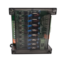 Carte d'amplificateur PLC à 8 canaux carte d'isolation optocoupleur de sortie ca avec boîtier pour vanne hydraulique