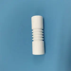Customized Macor shaft Machinable Glass Ceramic Threaded Tube