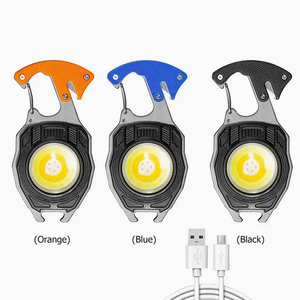 Có thể sạc lại COB Torch Keychain LED <span class=keywords><strong>Pocket</strong></span> ánh sáng từ đèn pin khẩn cấp mở chai mini Torch Keychain Đèn pin LED - Product Image 6