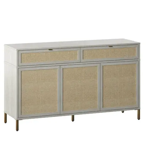 3 porta 2 gavetas madeira moderno luxo rattan buffet aparador armários quarto cômoda