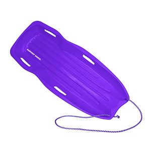 Toboggan en plastique souple <span class=keywords><strong>pour</strong></span> adultes et enfants, idéal <span class=keywords><strong>pour</strong></span> la descente en neige, <span class=keywords><strong>pour</strong></span> 2 personnes maximum, avec poignées de traction - Product Image 1