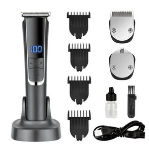 Juego de recortadora de pelo inalámbrica recargable multifuncional 6 en 1, fuente de alimentación eléctrica para Barba, <span class=keywords><strong>nariz</strong></span>, cuerpo, cortadora de pelo - Product Image 1