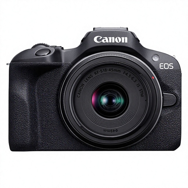Ca non EOS R100 Mirrorless Camera RF-S18-45mm F4.5-6.3 is STM Lens Kit, 24.1 Megapixel CMOS (APS-C)
