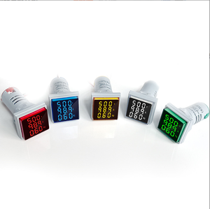 Quảng trường LED hiển thị kỹ thuật số AC điện áp và tần số hiện tại ba chỉ số 60-380V 0-100a Power Meter ammpere mét AC220V - Product Image 1