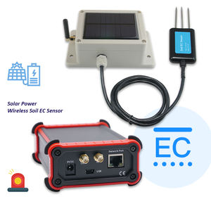 Panneau solaire capteur intégré 1W Panneau solaire 3400mA Li Batterie rechargeable Capteur EC de sol sans fil - Product Image 1