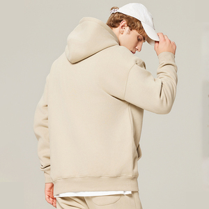 Custom Embroidered Screen Puff Printing Plain Sweatshirts Mens Mid Weight Fleece Hoodies - Product Image 5