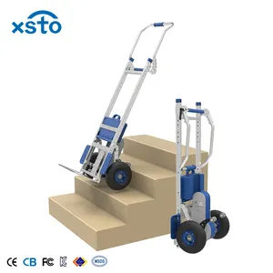 XSTO 리튬 배터리 카트 자동 계단 등산 트롤리 전기 손 트럭 계단 등산