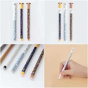 Stationery Supply Kawaii Heat Sensitive Friction Cute Student Stationary Erasable Gel Ball Pens for Kids - Product Image 4