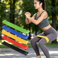 Bandas de Resistencia de Goma Multicolor, Anillo de Pilates para Yoga, Estiramiento, Entrenamiento de Cadera y Piernas, Recuperación, Danza, Personalizable