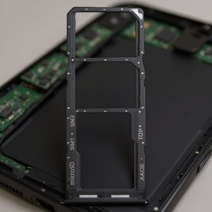 Vassoio MicroSD Dual SIM Nero per Samsung Galaxy A13 4G A135 A137 - Product Image 3