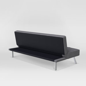 Sofá Futón Sofá Cama Canape Sofá Iluminado Cum Bed Mecanismo Plegable Convertible 2 En 1 Precios Bajos Kd Paquete Plano Sofacama - Product Image 3