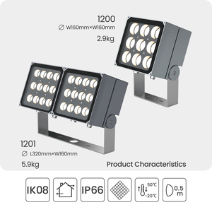 Projecteur LED IP66 à haut rendement pour l'éclairage paysager de jardin 24W 36W extérieur avec puce Cob - Product Image 2