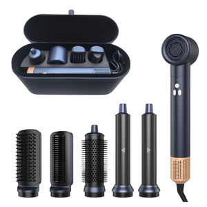 Envío Gratis desde Almacén en EE. UU., Juego de Regalo Azul de Lujo, Accesorios Completos <span class=keywords><strong>8</strong></span> en 1, Rizador de Pelo Profesional HS01 - Product Image 2
