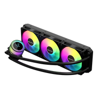 ESGAMING-Kit silencieux de refroidissement à eau pour PC, haute performance, 36cm, PWM, avec affichage intelligent de la température
