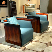 Muebles de lujo de una sola parada, solución de diseñador italiano, para mejorar el hogar, sala de estar, muebles de arte, conjunto de sofá