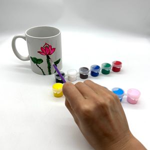 Vente en gros de céramique spécifique peinture vos propres pigments riches en céramique bricolage 6x5ml peinture liquide céramique peinture pour porcelaine pour le bricolage - Product Image 2