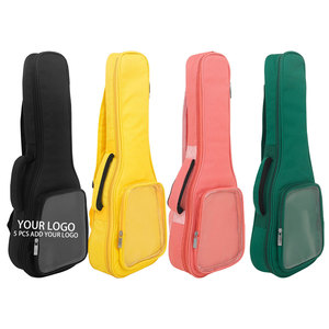 Estuche para Guitarra con Logotipo Personalizado, Funda Acolchada para Guitarra Acústica, Bolsa de Transporte Duradera de Tela Oxford para Bajo, Ukelele, Instrumentos Musicales - Product Image 1