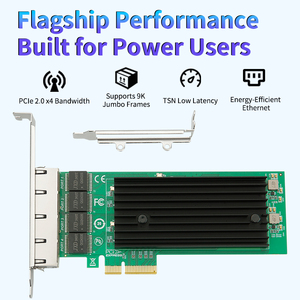 Carte Ethernet filaire interne PCI X4 4 ports I226 2.5GbE pour serveurs, NAS, stations de travail 10/100/1000/2500 Mbps Stock I226 - Product Image 6