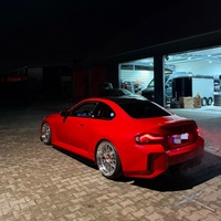 Luz Trasera Transparente Hecha a Mano para BMW M2 G87 Serie Venom, Luz Trasera LED Negra Modificada