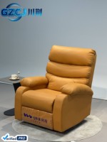Fauteuil de relaxation manuel multifonctionnel réglable en cuir avec structure métallique moderne pour extérieur, en forme de L, anti-griffures pour chat