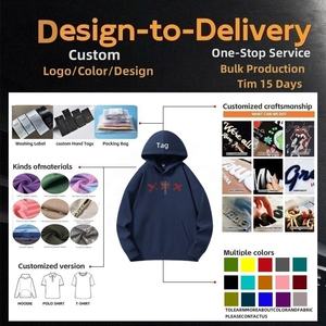 Conjunto de chándal de dos piezas de felpa de lujo personalizado de bajo costo para hombre, estilo holgado y moderno 2026, con sudadera con capucha oversize de hombros caídos y color liso. - Product Image 4