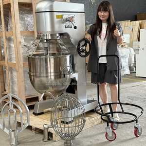 Mélangeur planétaire sur socle commercial bon marché à prix d'usine mélangeur de nourriture pour gâteau pain pizza avec <span class=keywords><strong>fouet</strong></span> CE, bol et chariot à main 100L - Product Image 1