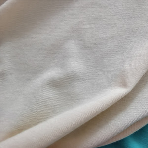 Lenzing Tencel co giãn vải 95% Tencel Lyocell 5% Elastane dệt kim đàn hồi duy nhất Jersey vải A100 Tencel spandex đan - Product Image 2