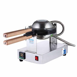 Máy làm bánh trứng <span class=keywords><strong>waffle</strong></span> thương mại XEOLEO QQ, máy làm bánh <span class=keywords><strong>waffle</strong></span> bong bóng, máy làm bánh trứng <span class=keywords><strong>waffle</strong></span> bằng thép không gỉ, 1400W, máy làm đồ ăn Hồng Kông - Product Image 1