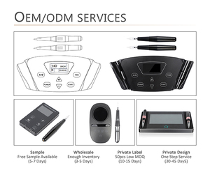 <span class=keywords><strong>Dermographe</strong></span> tatouage Microblading sans fil Machine à batterie rotative numérique maquillage Permanent pour entraînement académique - Product Image 3