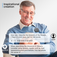 Ces 2025 Microphone Chatbot Appareil intelligent avec AI conversationnelle wifi Dispositif d'enregistrement compatible ChatGPT Microphone caché