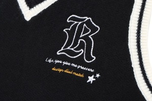 Custom LOGO <strong>Men's</strong> Jacquard Knit Sweater <strong>Waistcoats</strong> Pullover Knitwear v Neck Sleeveless <strong>Knitted</strong> Sweater School Vest <strong>for</strong> <strong>Men</strong> - Product Image 4