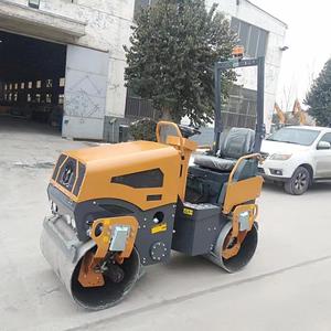 Changchai 1 tấn 2 tấn 3 tấn động cơ diesel Con lăn rung nhỏ Máy đầm đường Lăn Đôi trống bao gồm cả động cơ bơm mang - Product Image 3